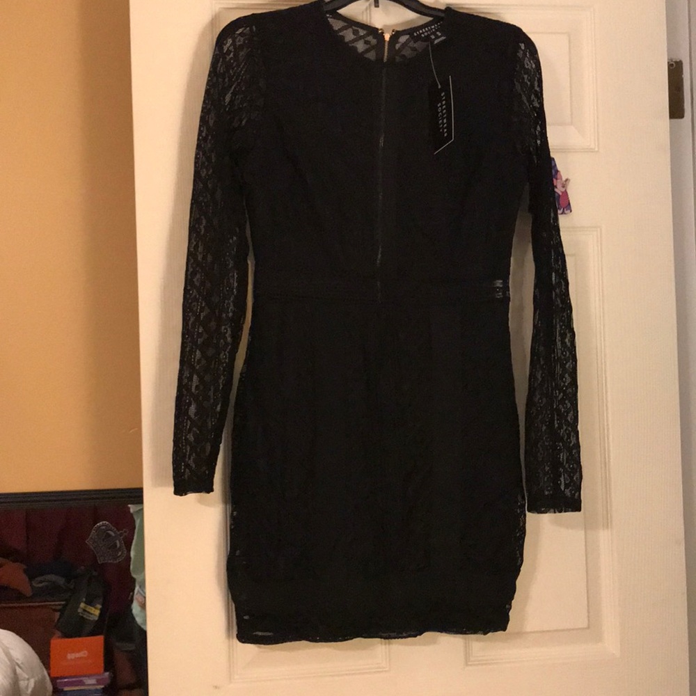 Lacey black dress